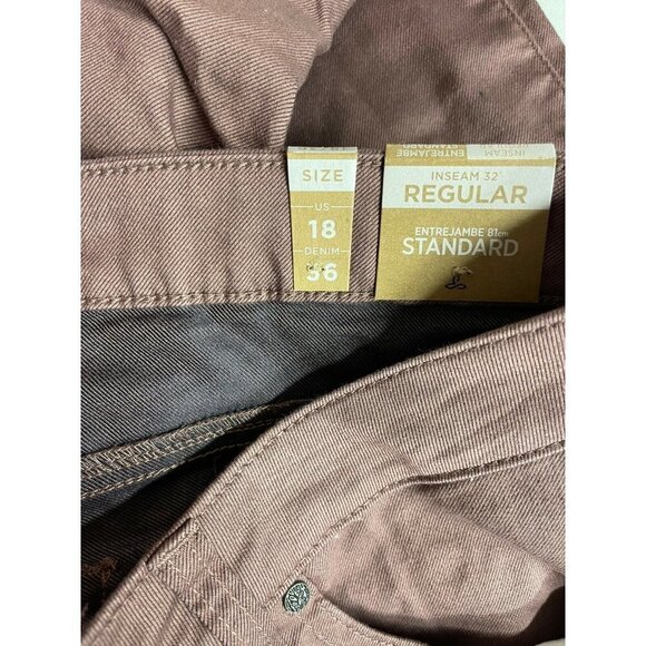 Prana Women's Plus 18 Kayla Dark Mauve Straight - Picture 11 of 12